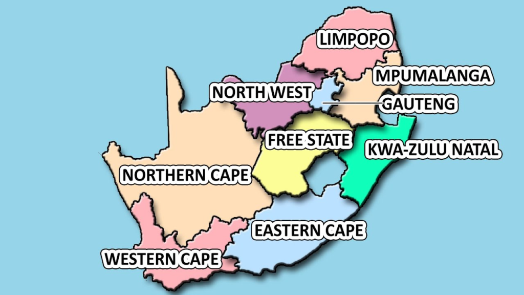 south africa map