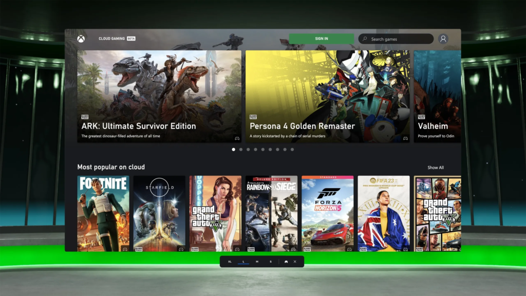 Xbox Cloud Gaming