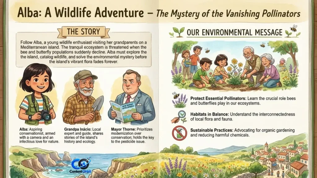 Alba: A Wildlife Adventure gameplay showing nature exploration, wildlife, and animal rescue © 2026 ContentOrbit.co.uk