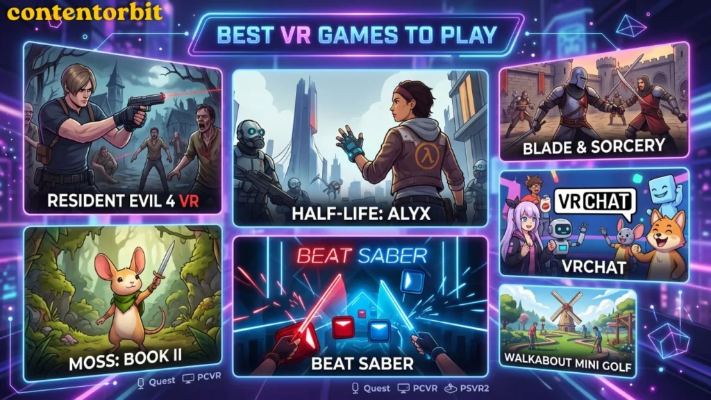 Best VR games to play