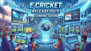 E Cricket release date 2026 announcement showing the upcoming cricket game