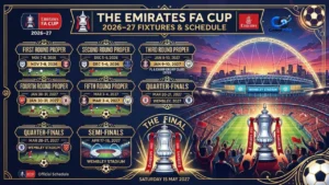 FA Cup fixtures 2026–27 schedule and football match dates