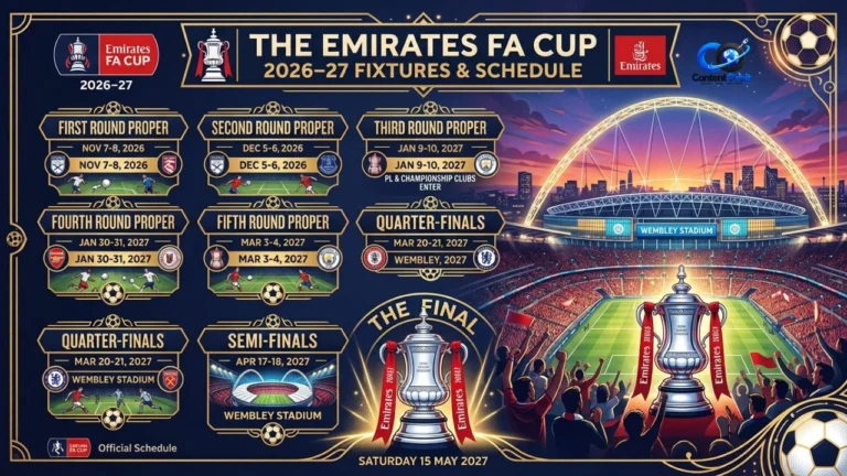 FA Cup fixtures 2026–27 schedule and football match dates