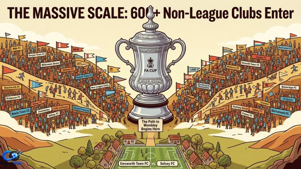 How the FA Cup draw and rounds work in football.