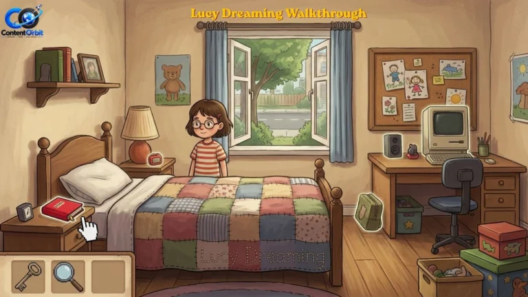 Lucy Dreaming Walkthrough complete guide showing puzzles and story progression