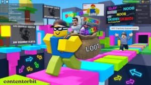 Steal a Brainrot Roblox gameplay showing Brainrots and a player base