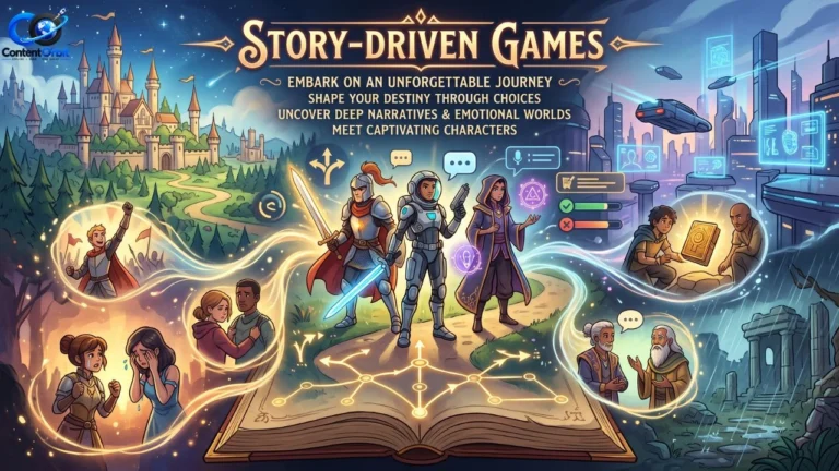 story driven games featuring memorable characters and immersive worlds