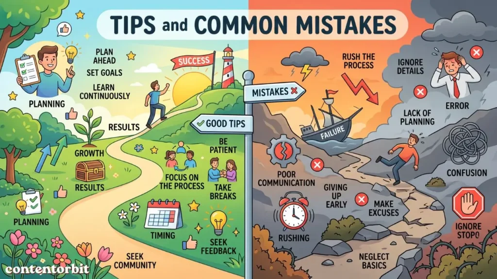 Tips and common mistakes