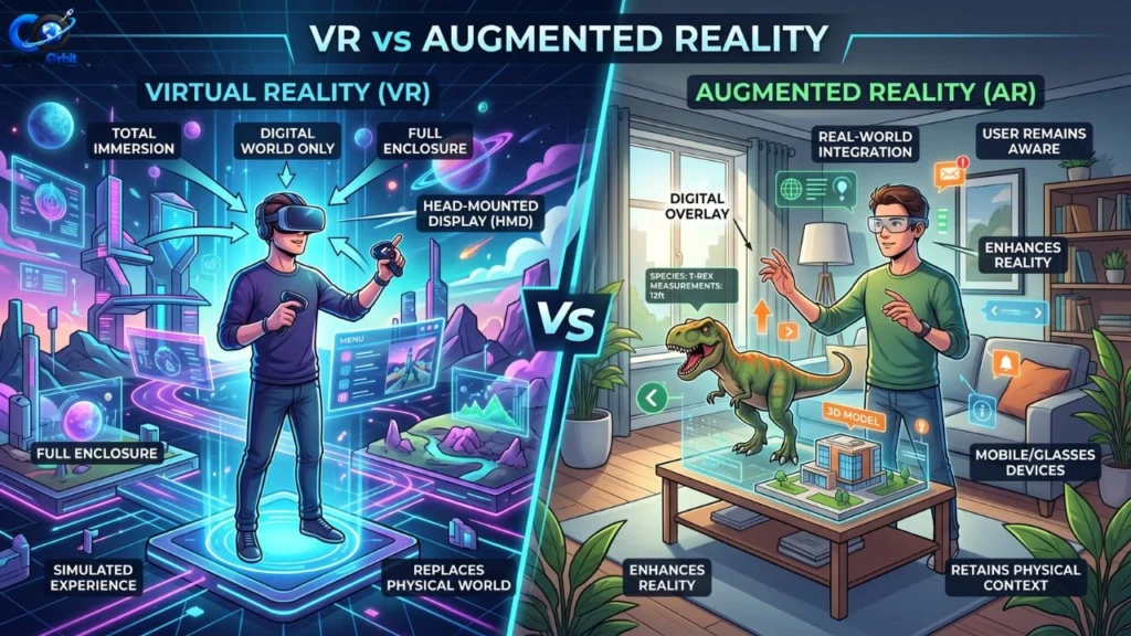 Virtual reality headset for immersive gaming and digital experiences