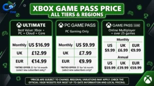 Xbox Game Pass price 2026 plans and subscription costs comparison