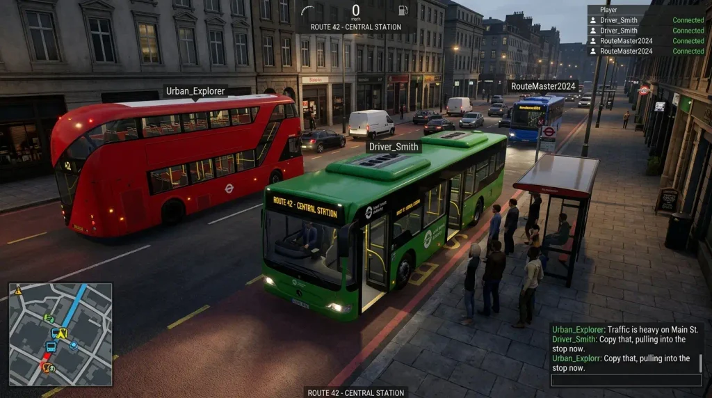 Multiplayer Bus Simulator Games I AI Generated