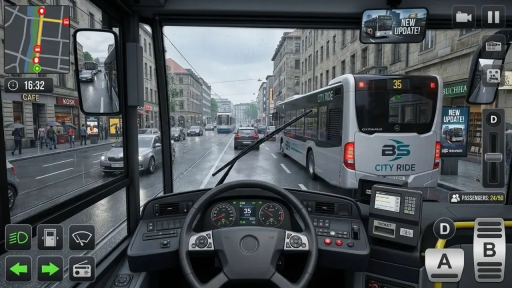 Bus Simulator Games for Android and Mobile I AI Generated