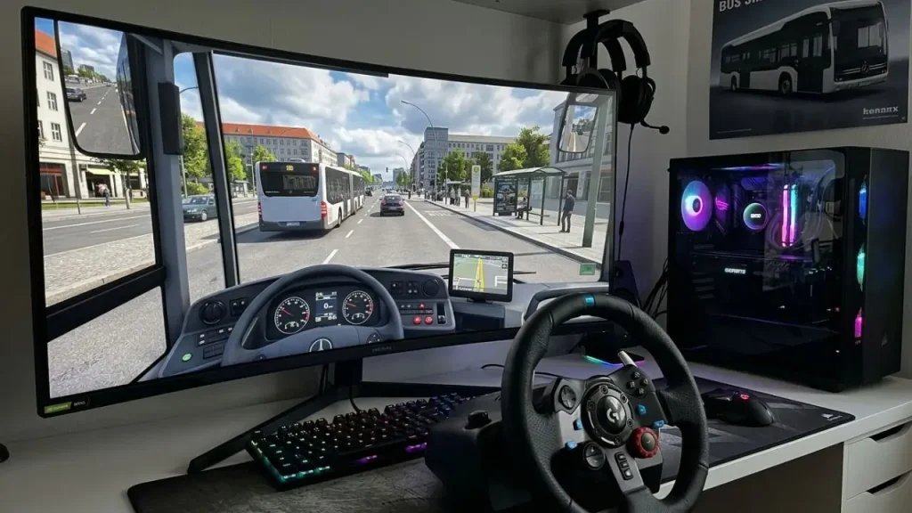 Bus Simulator Games for PC I AI Generated