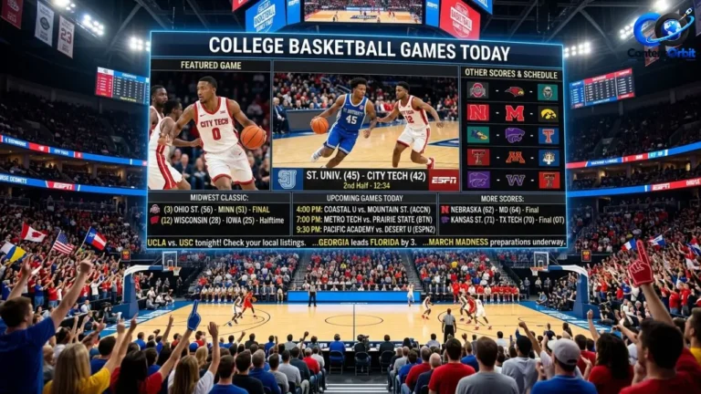 College Basketball Games Today Featuring NCAA Teams and Basketball Matches