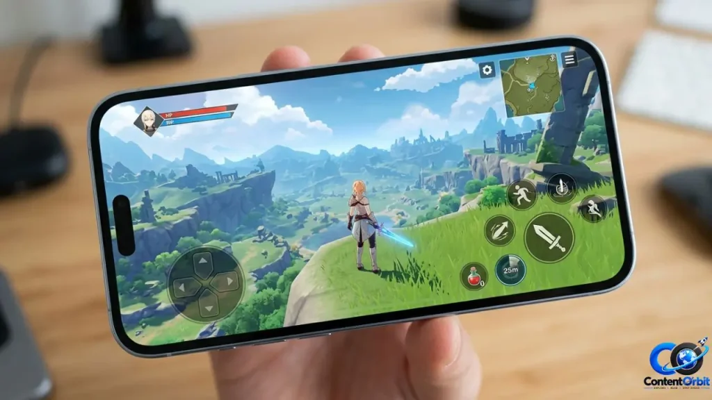 Rust Mobile graphics, game world, and mobile controls for an immersive survival experience