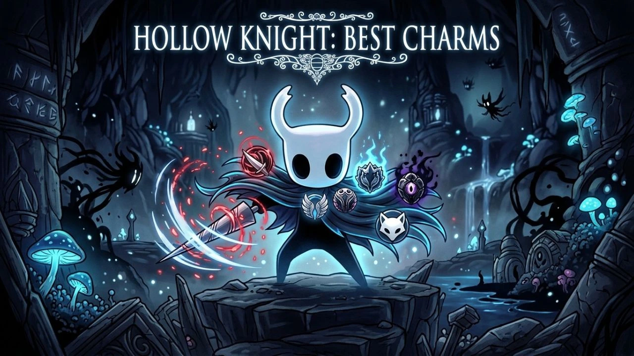 Hollow Knight best charms for different builds and playstyles