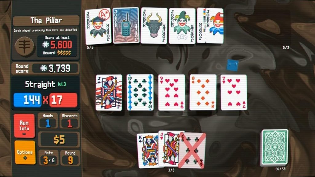 Balatro roguelike poker deck-building game with cards, chips, and strategic gameplay 🎮