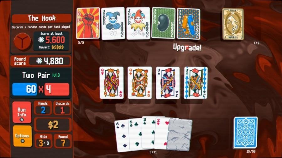 Balatro roguelike poker deck-building game with cards, chips, and strategic gameplay 🎮