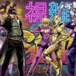 JoJo characters including Jotaro, Josuke, Giorno, Jolyne, Jonathan, Joseph, and Dio