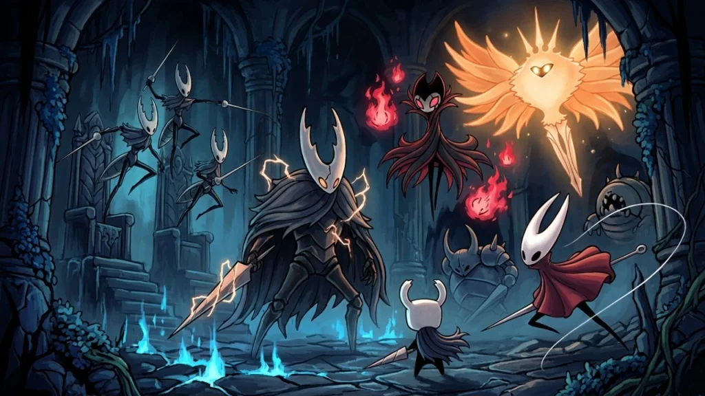 Hollow Knight bosses and what makes each boss unique I AI Generated