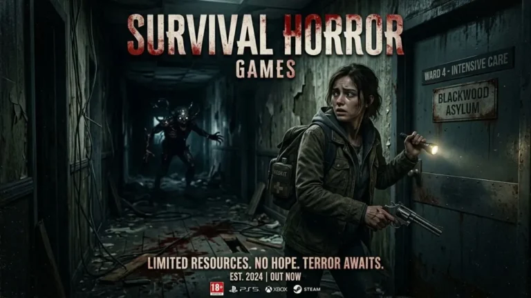 Survival Horror Games mit dunkler Umgebung und gefährlichen Monstern