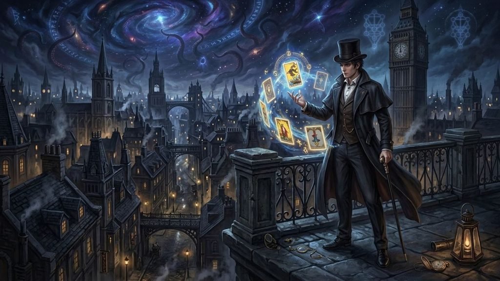 The steampunk horror and dark fantasy atmosphere of Lord of Mysteries