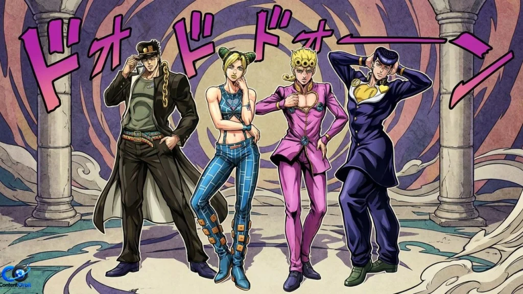 Main JoJo characters from JoJo’s Bizarre Adventure