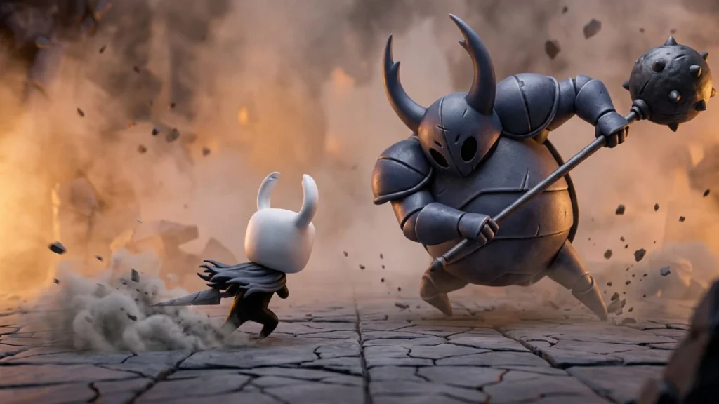 Tips for defeating Hollow Knight bosses and winning difficult battles I AI Generated