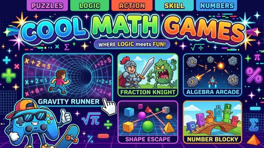 Cool Math Games featuring fun online puzzles, brain games, and educational challenges for players of all ages © ContentOrbit.co.uk