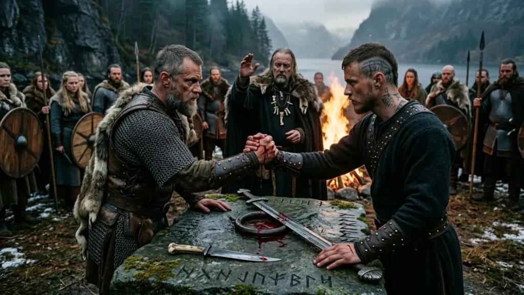 NORSE: Oath of Blood Viking strategy game featuring warriors and tactical battles © ContentOrbit.co.uk