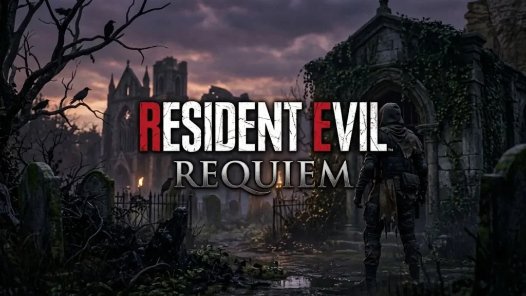 Resident Evil Requiem gameplay and horror survival game scene
