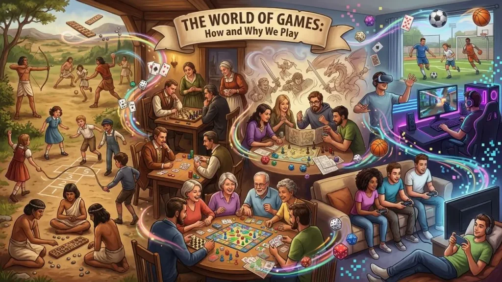 What are games and why are there so many different types? I AI Generated