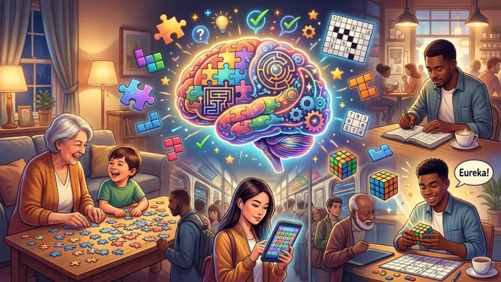 Why puzzle and brain games are popular for fun and mental stimulation I AI Generated