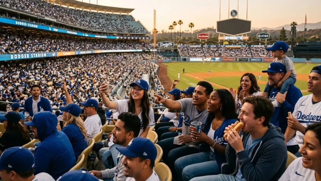 Why Dodgers games appeal to new baseball fans too I AI Generated